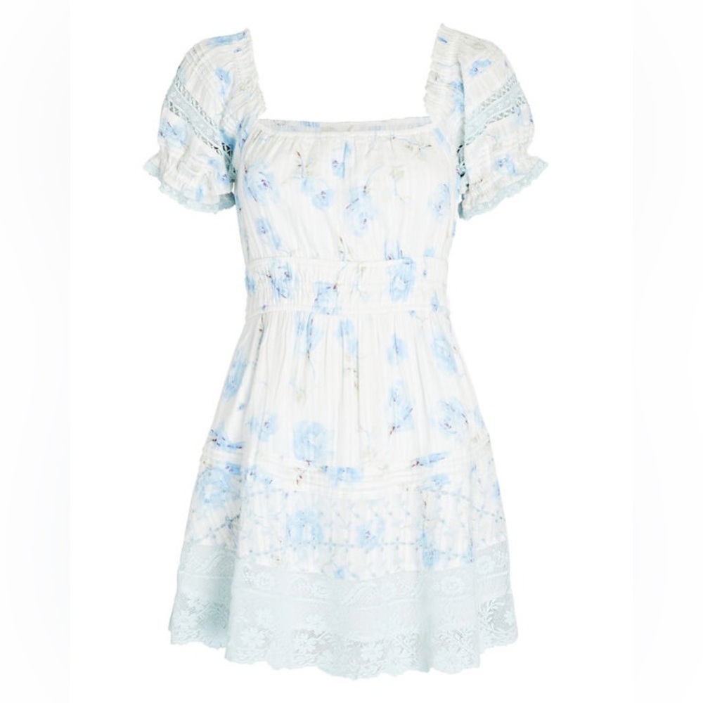 NWT LoveShackFancy Lilium Mini Dress in Santa Rosa River in a size P